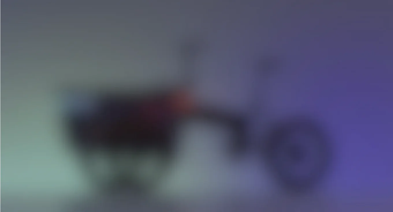 A softly obscured preview of the POP e-bike