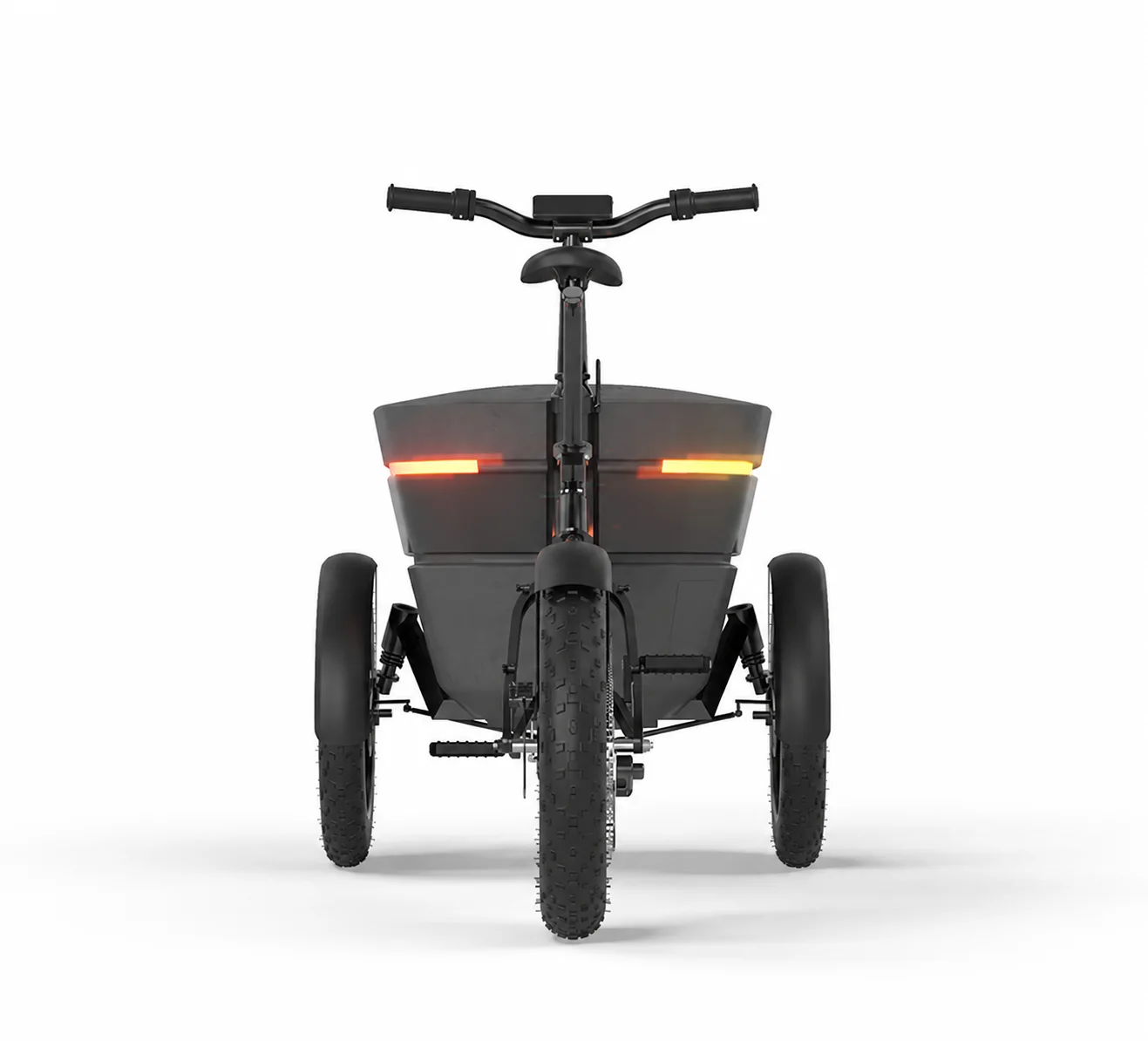 Front view of the POP SUV cargo e-bike